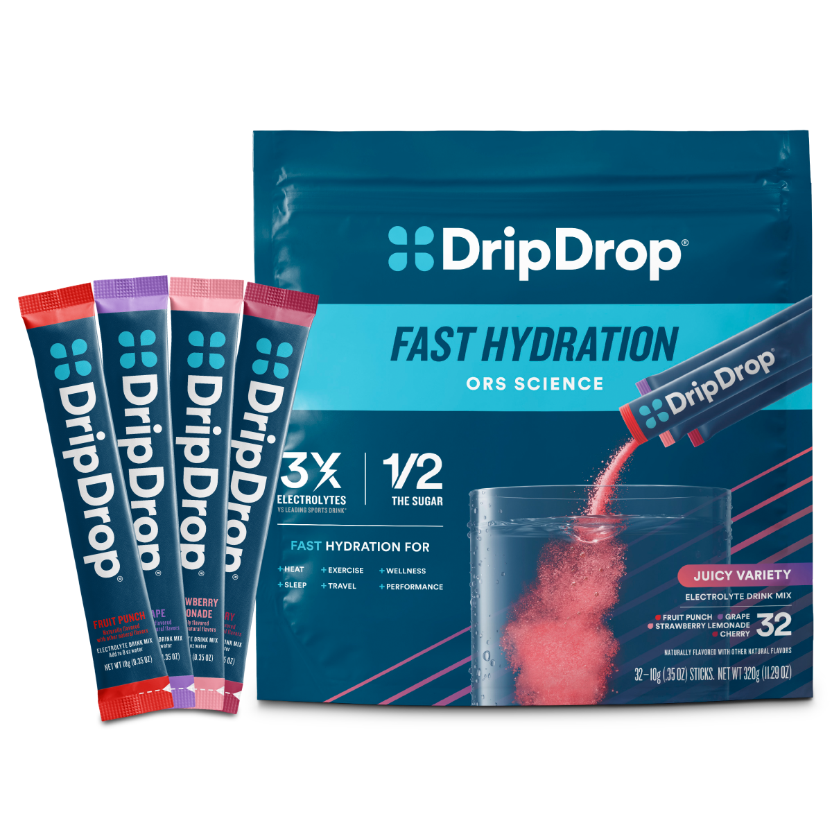 dripdrop-juicy-variety-pack-electrolyte-powder-8-oz-sticks-32-count-q5 Juicy_Variety_-_32ct_-_Transparent.png