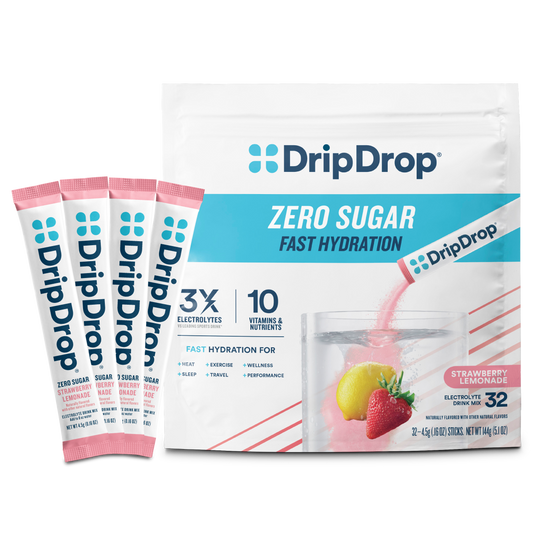 dripdrop-zero-sugar-strawberry-lemonade-electrolyte-powder-8-oz-sticks-32-count-n4 Zero_Strawberry_Lemonade_-_32ct_-_Transparent.png